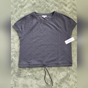 TRIBAL SPORT BLACK Textured Women Top